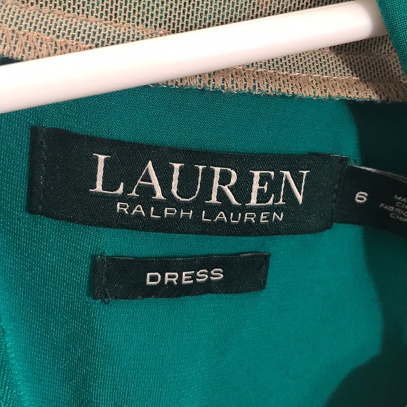 Green Polka Dot Cocktail Dress - Picture 3 of 3